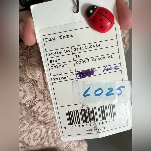 NWT Day Birger et Mikkelsen Elegant Lace Long Sleeve Dress| size 36 - Picture 7 of 7